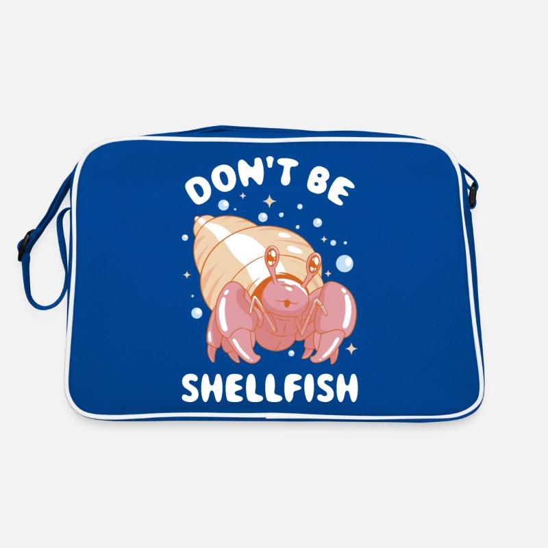 Dont Be Shellfish Crab Gift Retro Bag