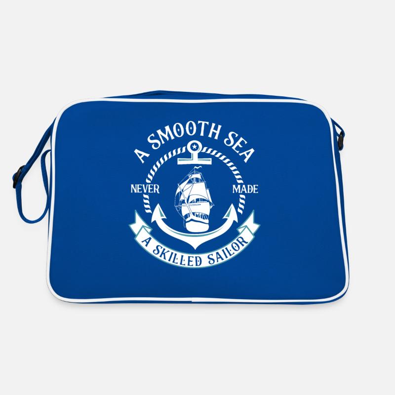 Segler Segelschiff Segelboot Retro Tasche