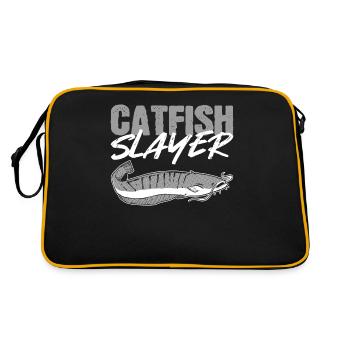 Tueur de poisson-chat Pêche au poisson-chat Chasse au poisson - Sac Retro - noir/or - Dos