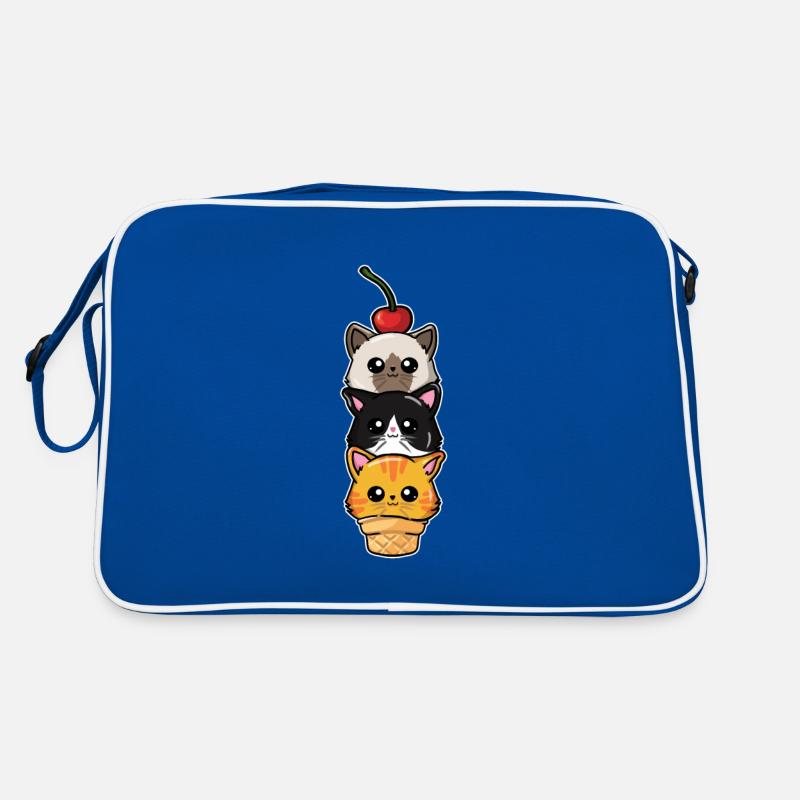 Scoop Crème glacée Chat Ice Cat Lover Sac Retro