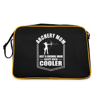 Archery Mom Just Normal Mom Except Cooler Mother - Retro Bag - black/gold - Back