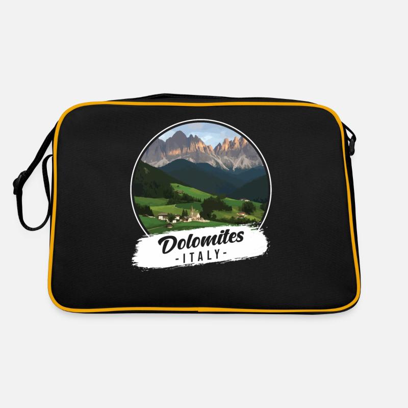 Dolomiten Italy Souvenir Retro Tasche
