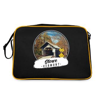 Stowe Vermont Souvenir - Sac Retro - noir/or - Dos