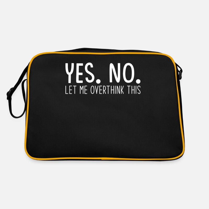Overthinker Overthinking Retro Bag