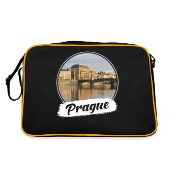Prague Souvenir - Sac Retro - noir/or - Dos