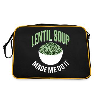Lentil Soup Got Me Lentil Lens - Retro Bag - black/gold - Back