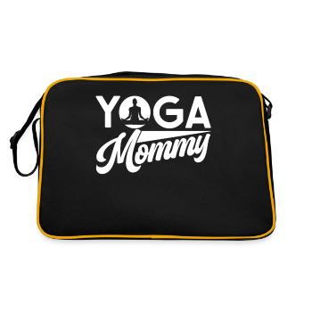 Yoga MomMy Hobby Mom Mother - Retro Bag - black/gold - Back