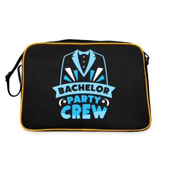 Enterrement de vie de garçon Équipe Bachelor - Sac Retro - noir/or - Dos