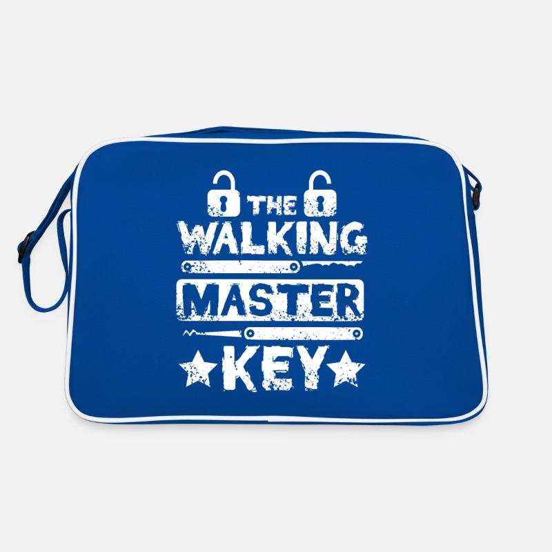 The walking master key locksmith Retro Tasche