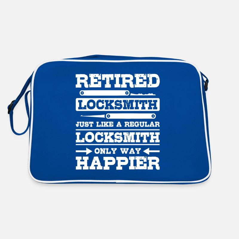 Heureux serrurier à la retraite Sac Retro