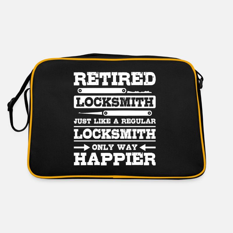 Heureux serrurier à la retraite Sac Retro