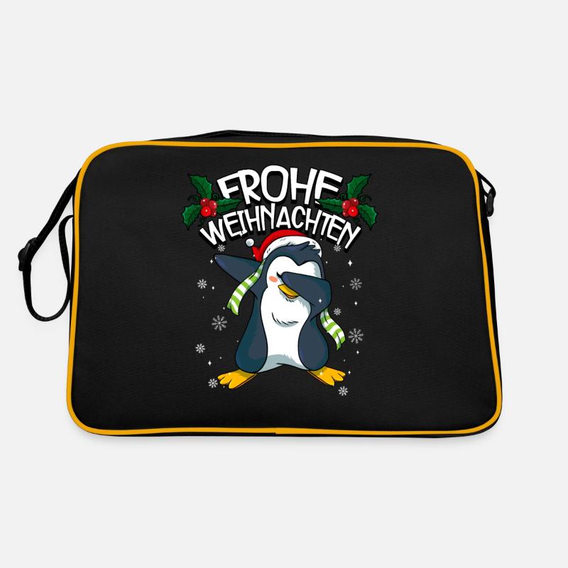 Frohe Weihnachten Retro Tasche