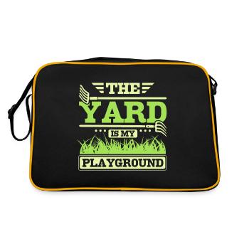 THe yard is my playground - Retro Bag - black/gold - Back