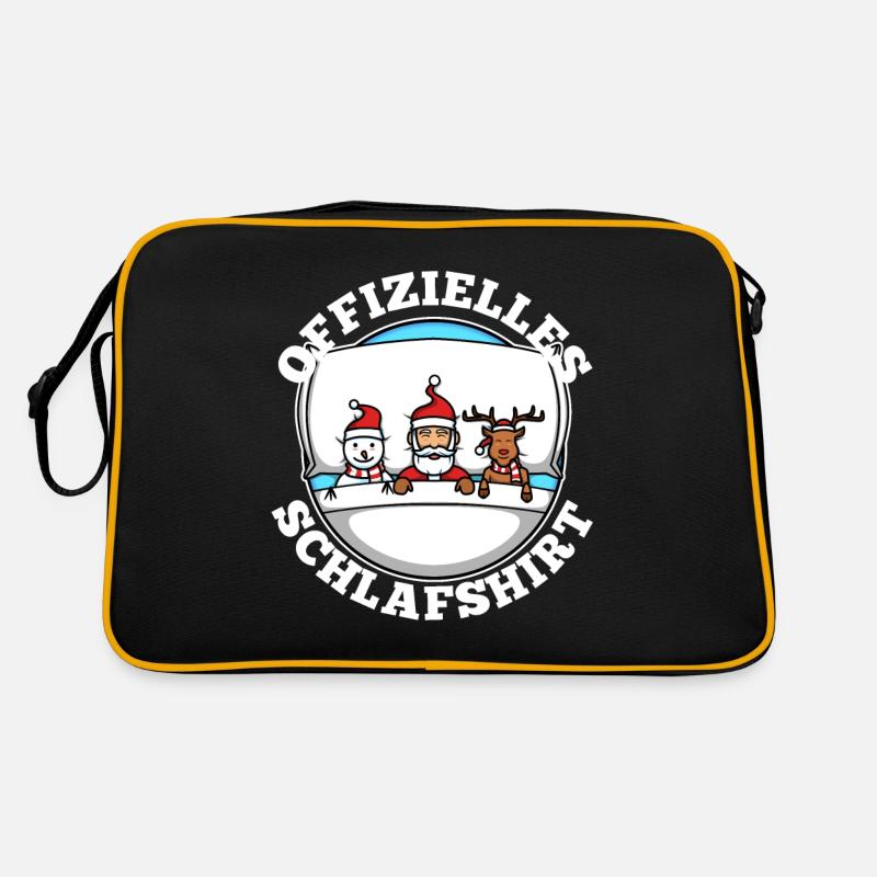 Offizielles schlafshirt Weihnachten Retro Tasche