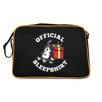 Official sleepshirt christmas - Retro Bag - black/gold - Back