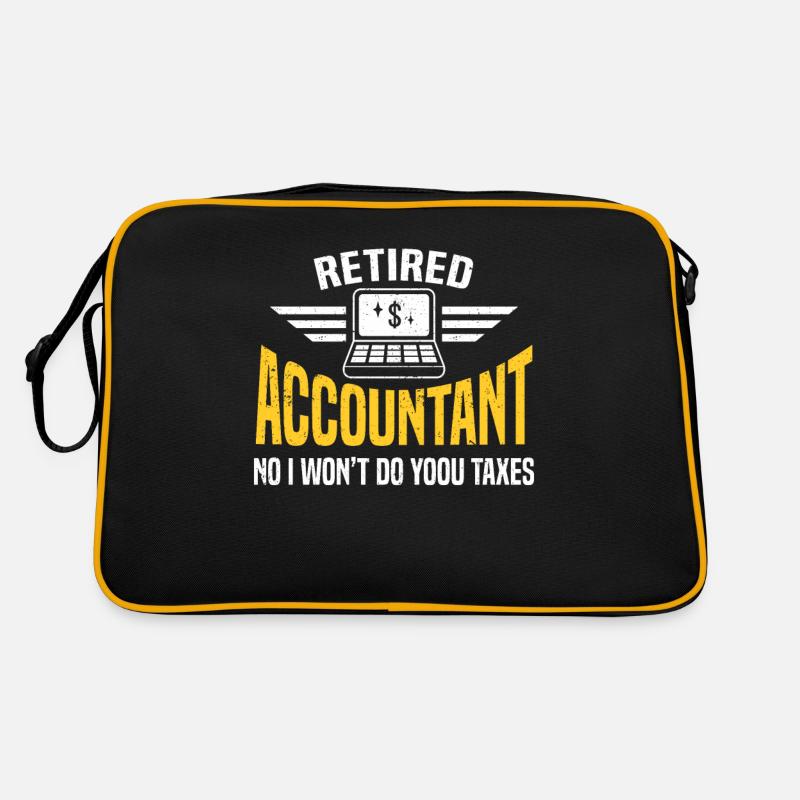 Comptable à la retraite Conseiller fiscal Retraité Sac Retro