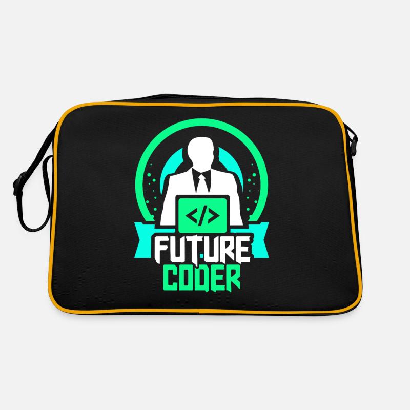 Code du programmeur de codage du futur codeur Sac Retro