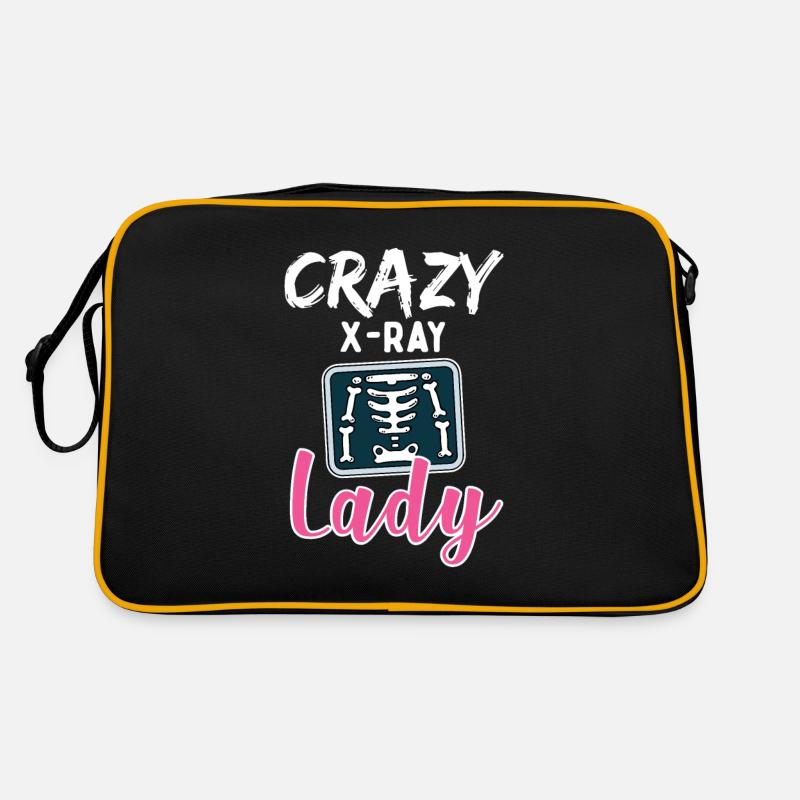 Radiologie Crazy X Ray Lady Rad Tech Retro Tasche