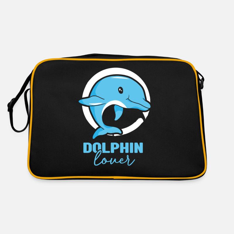 Dolphin Lover Dolphin Dolphins Dolphins Retro Bag