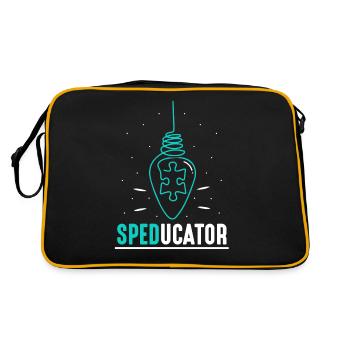 Enseignant spéducateur Éducation de l’enfance en difficulté Éducation de l’enfance en difficulté - Sac Retro - noir/or - Dos