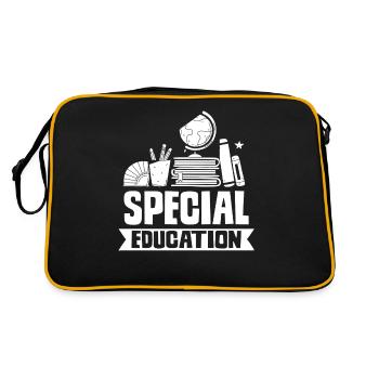 Profession d’éducateur spécialisé Enseignant d’éducation spécialisée Enseignant d’éducation spéciale - Sac Retro - noir/or - Dos
