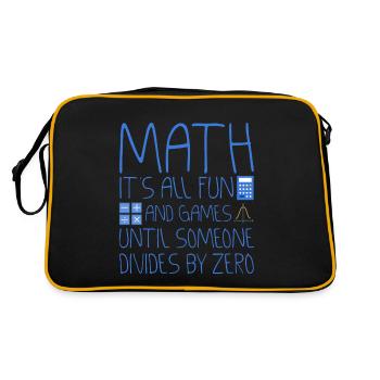 All Fun And Games Until Someone Divides By Zero 2 - Retro Bag - black/gold - Back