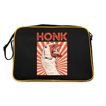 Chasseur d’œufs De La ferme d’oies Klaxon - Sac Retro - noir/or - Dos