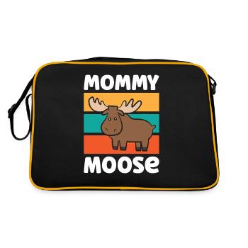 Mommy Moose Matching Moose Mama Moose - Retro Bag - black/gold - Back