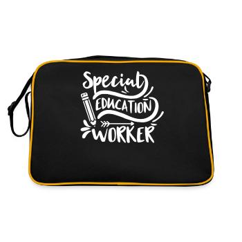 Travailleurs de l’enfance en difficulté Enseignants de l’enfance en difficulté - Sac Retro - noir/or - Dos
