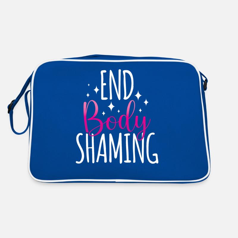 Body Shaming Beenden Bodyshaming Stoppen Ärgern Retro Tasche
