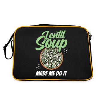Lentil Soup Got Me Lens Lentils - Retro Bag - black/gold - Back