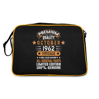 Octobre 1962 - Cadeau du 60e anniversaire. Légende. - Sac Retro - noir/or - Dos