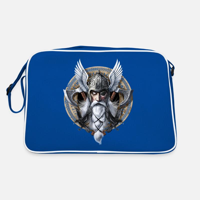 Viking Warrior God Odin Retro Bag