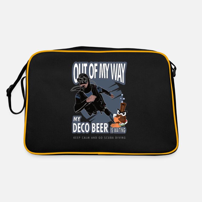 Plongée déco bière à l'écart cadeau Sac Retro