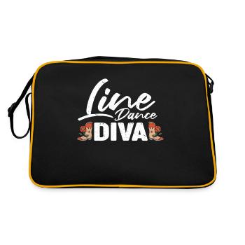 Line Dance Diva Boots Line Dancing Lover - Retro Bag - black/gold - Back
