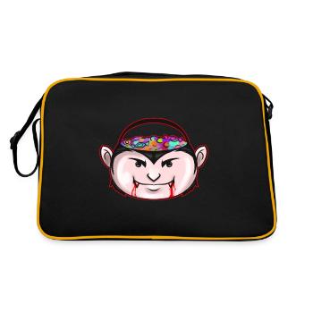 Sweets Bucket Scary Vampire Collecting On - Retro Tasche - Schwarz/Gold - Hinten