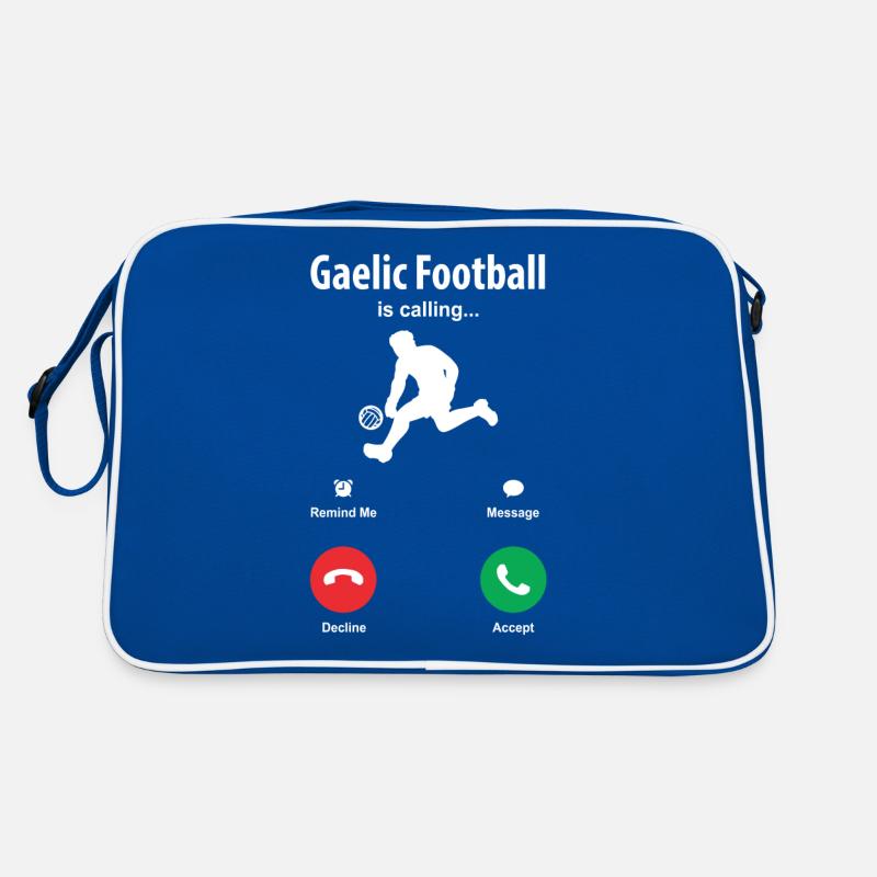 Der Gälische Fußball Ruft Retro Tasche