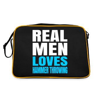 Hammer throw - Retro Bag - black/gold - Back