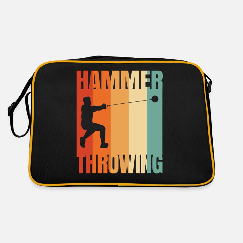 Hammerwerfen Retro Tasche