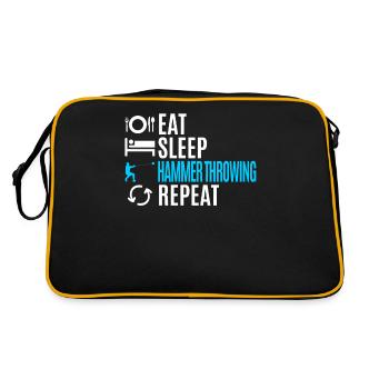 Hammer throw - Retro Bag - black/gold - Back