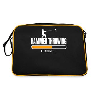 Hammer throw - Retro Bag - black/gold - Back