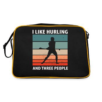 Schleudern Hurling - Sac Retro - noir/or - Dos
