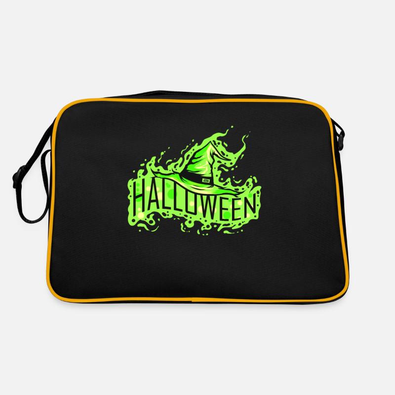 La sorcière verte a un costume pour Halloween Sac Retro