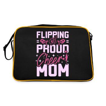 Retourner fièrement applaudir maman - Sac Retro - noir/or - Dos