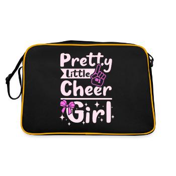 Pretty little cheer girl - Retro Tasche - Schwarz/Gold - Hinten