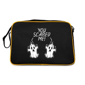 Spirit Ghosts Scared By Themselves You Scared Me - Retro Bag - black/gold - Back