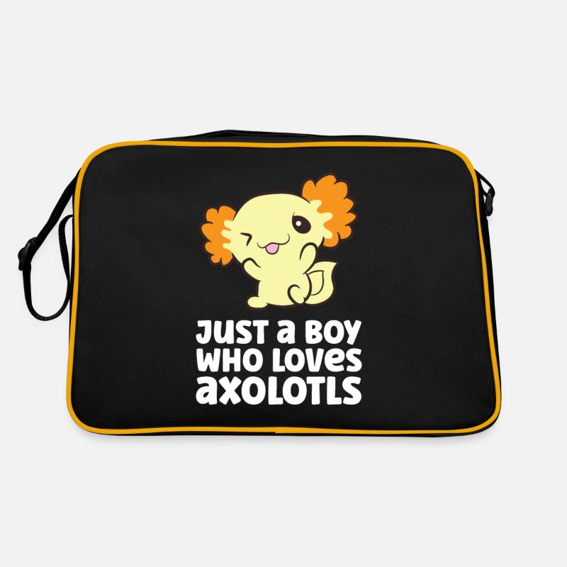 Juste un garçon qui aime Axolotls Sac Retro