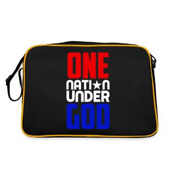 Amérique États-Unis Américain Américain - Sac Retro - noir/or - Dos