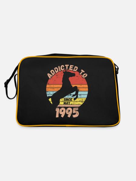 Anniversaire Équitation Mai 1995 - Sac Retro - noir/or - Dos