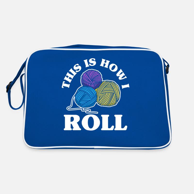 Stricken Wolle Garn Retro Tasche